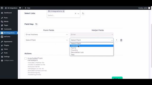 (Free) Integrating Kadence Blocks Form with Mailjet | Step-by-Step Tutorial | Bit Integrations