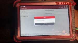 Service reset on a Porsche Cayenne using Thinkcar UK Thinktool Euromaster Master 2 Max