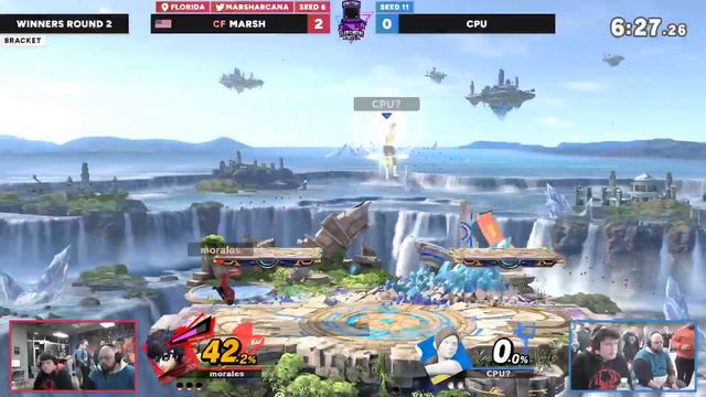 Flynn's Arcade 087 Winners Round 2 - CF | Marsh (Joker) VS CPU (Wii Fit Trainer) SSBU Tournament смотреть онлайн