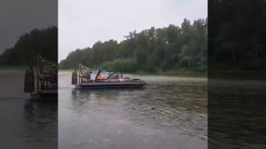 На аэролодке по реке Снежная