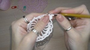 Воздушная ажурная салфетка Мастер-класс часть 1