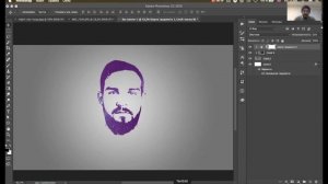Как сделать лого из фото  в Adobe Photoshop CC || Уроки Виталия Менчуковского