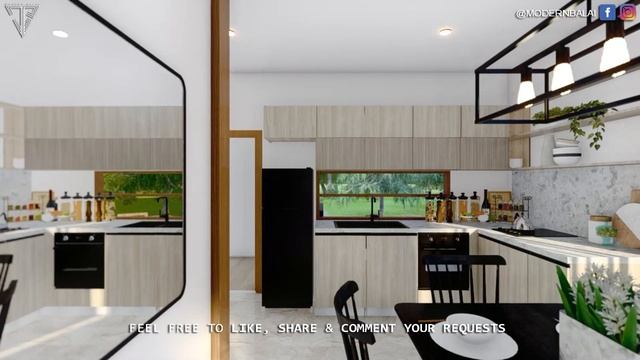 Low-Cost Modern Two Bedroom Farm House | 94 sqm Small House Design смотреть онлайн