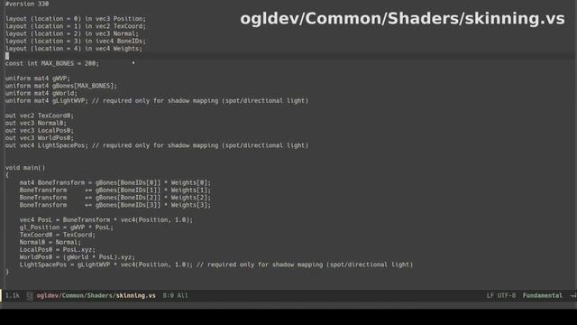 Practical Skeletal Animation // Intermediate OpenGL Series