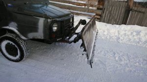 Самодельный отвал для ЛУАЗ