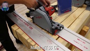 Mafell MT 55CC погружная циркулярная пила (резка ламинированного дсп) выставка mitex 2013