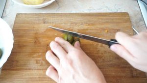 САЛАТ картофельный с солёными огурцами как в детском саду.