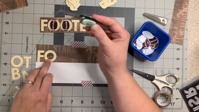 Using Scraps to Make Embellishments | Theme: Sports | DIY Scrapbooking Embellishments смотреть онлайн