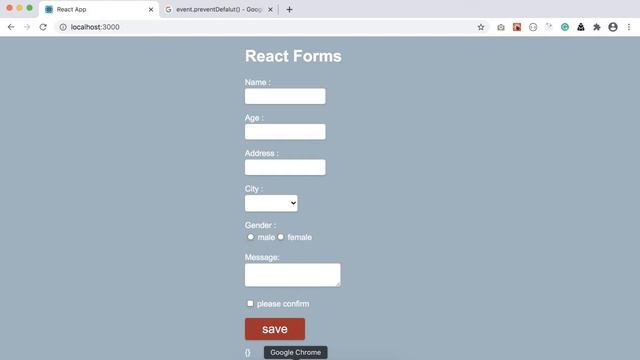 Reactjs forms with hooks | How can use forms with react? | Learn Reactjs in Hindi - #14