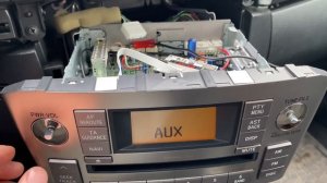 AUX и BLUETOOTH в магнитолу Toyota Avensis2