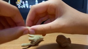 как слепить дворняжку из пластилина?