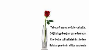 Kerim Gurbannepesow -Ýazmasy has agyr düşen goşgy