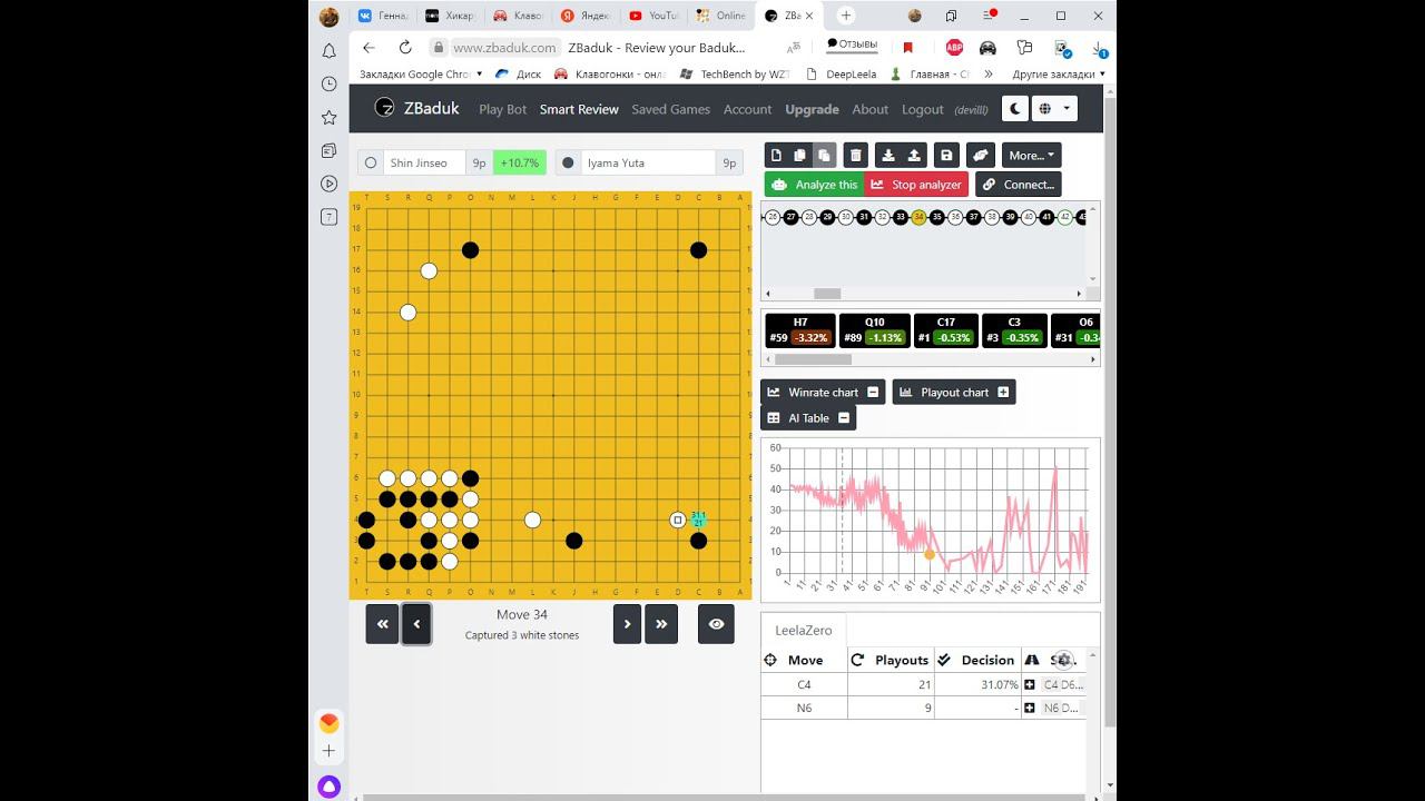 22nd Nongshim Cup, game 10 Iyama Yuta 9p (Black) vs. Shin Jinseo 9p (White)