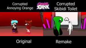 Corrupted Skibidi Toilet x Corrupted Annoying Orange Part 2 | Animation Comparison