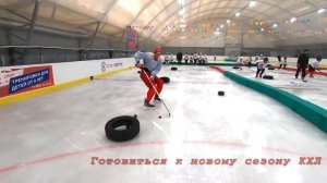 Капитан хоккейного клуба ЦСКА, олимпийский чемпион Сергей Андронов в Академии Дениса Абдуллина