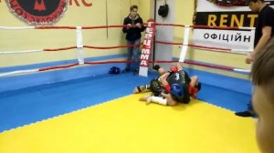 GERC MMA: Владислав Зинченко VS Назар Кравец. MMA. Добивание.