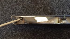 Молдинг крышки багажника Nissan almera G15