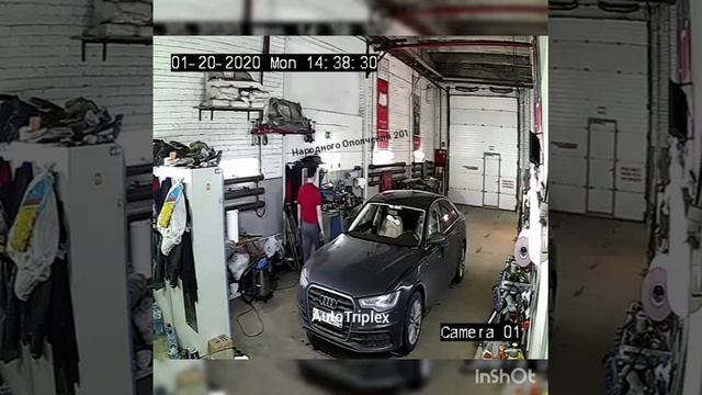 Замена лобового стекла на Audi A6 смотреть онлайн