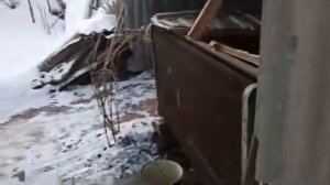Розжиг уличного котла длительного горения на угле.