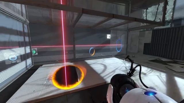 ПЫТАЮСЬ РЕШИТЬ ГОЛОВОЛОМКУ С МОСТАМИ В PORTAL 2 №5!!!!!
