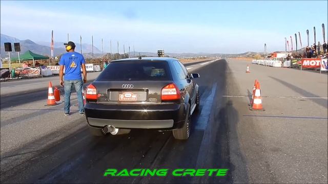 AUDI S3 DAGRES 10.2sec - DRAGSTER TYMPAKI 3 APRIL 2016 смотреть онлайн