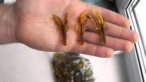 силиконовая приманка рачек из Китая