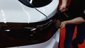 Оклейка задних фонарей  KIA RIO X-line