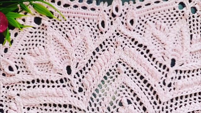 "Ника" вязаная крючком салфетка.mp4 смотреть онлайн