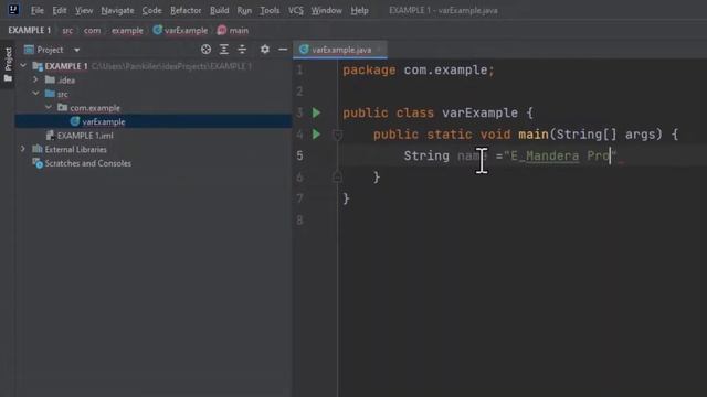 Java Variables