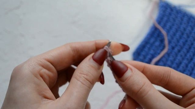 Простой двусторонний узор спицами. Для шарфов, снудов, шапок, кардиганов, свитеров. смотреть онлайн