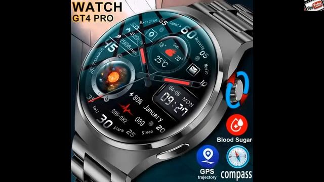 #Новинка #мужские #умные #часы #с #GPS #для #GT4 #Pro 360*360 #HD #экран #пульсометр #Bluetooth смотреть онлайн