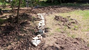 Подпорная стенка из камня,своими руками.