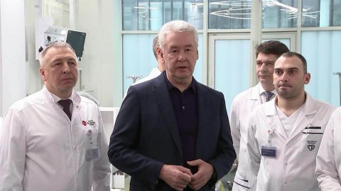 Сергей Собянин посетил новейший стационар, открытый на территории больницы имени Вересаева