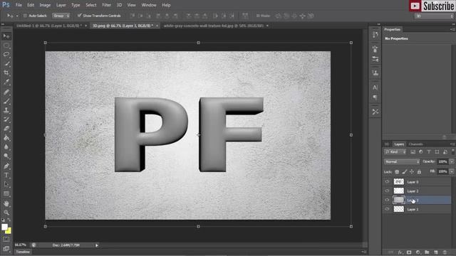 photoshop tutorial | 3d text paint splash effect cs6/cc смотреть онлайн