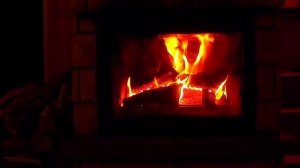  Хрустящий камин - Лизать огонь в гостиной - Зимний вечер - Расслабляющий огонь - Горячий