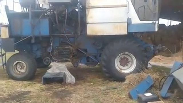 Ремонт телеги.Заклинило двигатель на ДТ 75. Плохие всходы озимых и прочие новости.