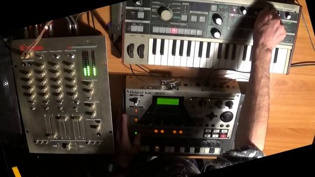 ROLAND MC-307 & MICROKORG __ TECHNO #3