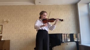 157. Пахмутова Регина Олеговна Г. Венявский Каприс 8 Песня на бивуаке