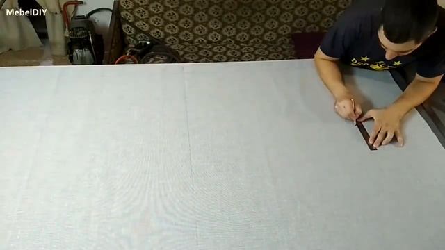 Диван на кухню с каретной стяжкой. (Handmade Sofa In The Kitchen.) 沙发到厨房