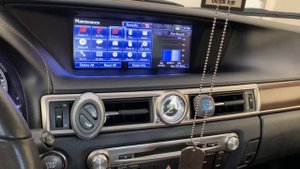 LEXUS GS 350 2013 OIL AND FILTER SERVICE RESET ON RADIO