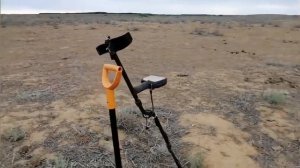 В посках клада в Астраханских степях.