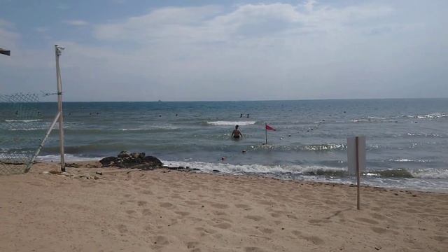 Евпатория пляж на набережной Горького