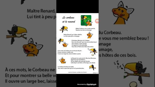 le corbeau et le renard