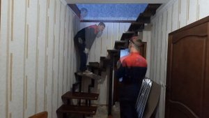 Монтаж модульной лестницы Зигзаг из профильной трубы