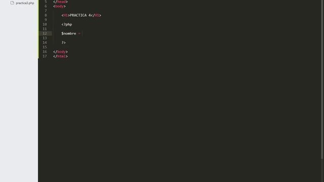 6  CREAR VARIABLE Y GUARDAR DATO DE TIPO STRING EN PHP