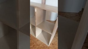 Стеллаж на 8 ячеек. Ясень анкор светлый.