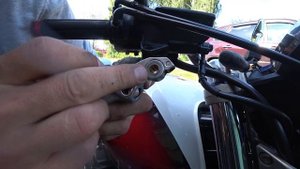 Неисправность в рычаге переднего тормоза