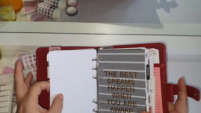 реорганизация Filofax. Мой ежедневник. #ежедневник #ELENA FAS