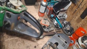 Бензопила Лесхоза - подсос воздуха или обедненная смесь