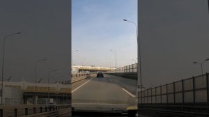Приморское шоссе - мост ЗСД. Санкт-Петербург